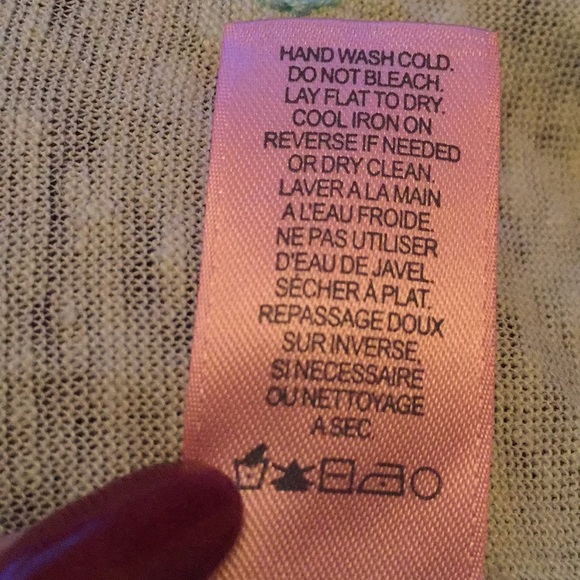 Lightweight embroidered/sequined Linen Aqua/slits - Picture 8 of 8